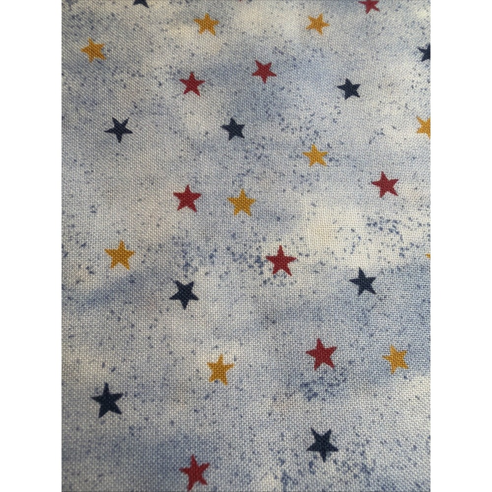 2 Yards Blue American Baby By Little Quilts For Peter Pan Fabrics 44" Width